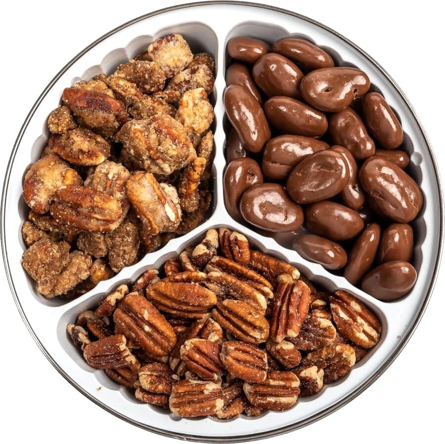 3 Way - Assorted Pecan Gift Tin (3 lbs.)