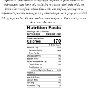 White+Chocolate+Nutrition+Label