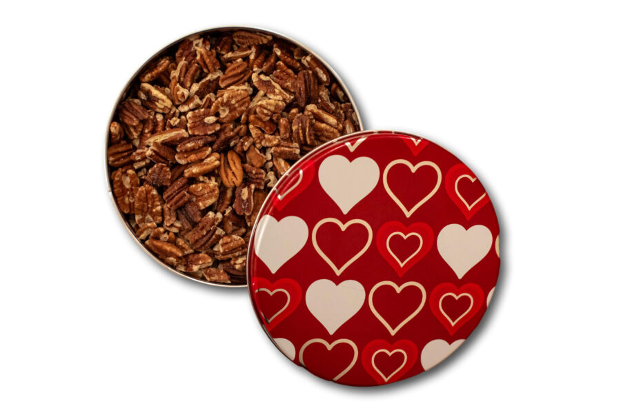 Roasted and Salted Pecans - Valentine's Tin